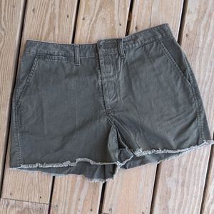 The Limited Olive Green Shorts